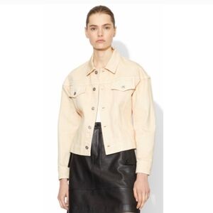 Proenza Schouler Cream Denim Jacket